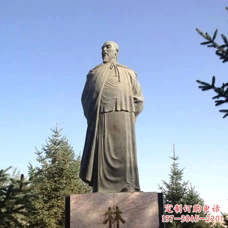 广西令人敬畏的林则徐雕像