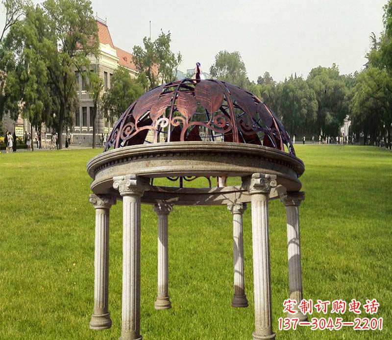 广西优质石雕凉亭,添彩美景