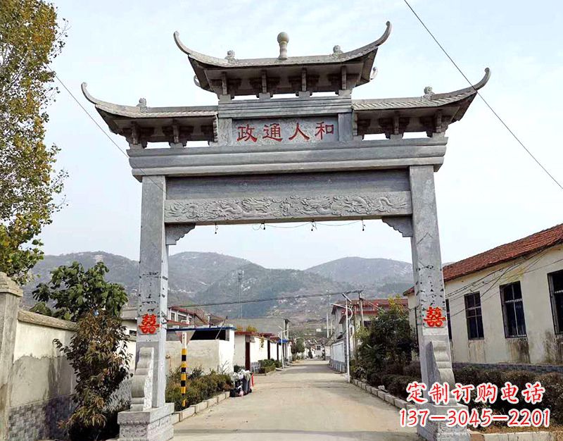 广西全球领先的石雕牌楼雕塑定制服务