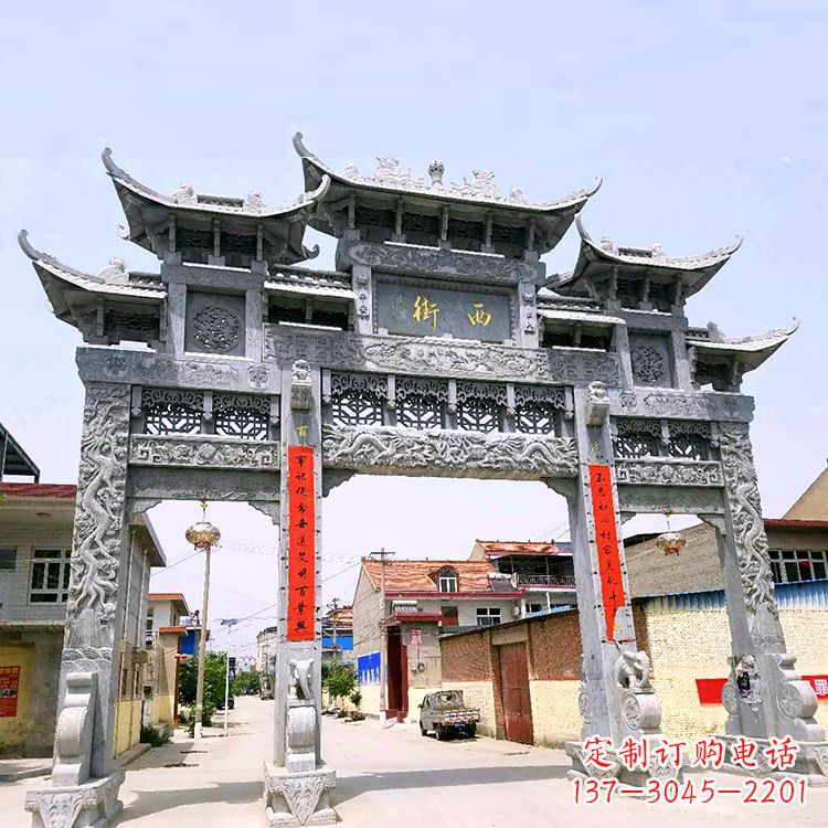 广西[经典领航，高品质石雕牌坊雕塑]