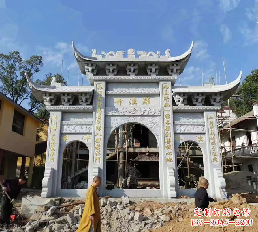 广西西安中领雕塑:高端定制牌坊雕塑