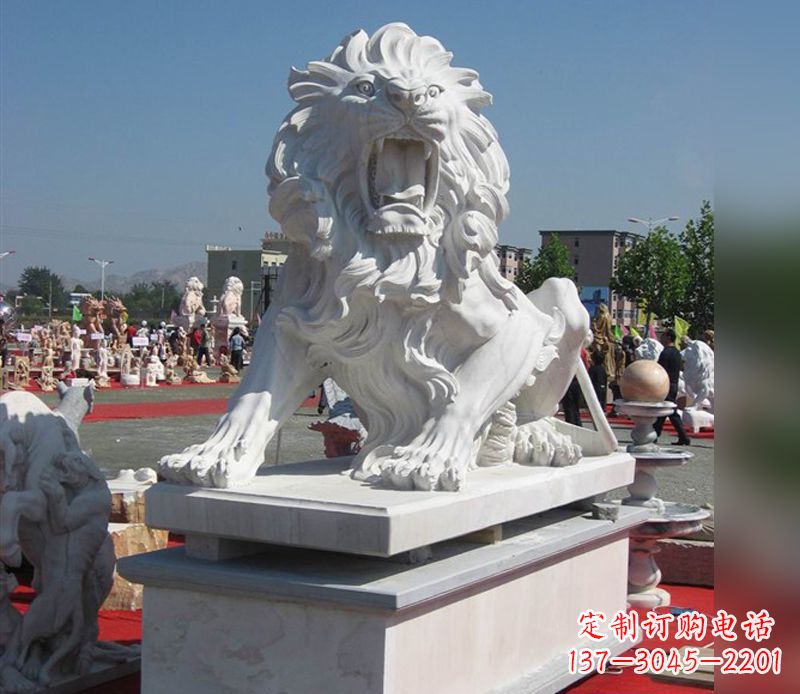 广西狮子雕塑,带来王者气派