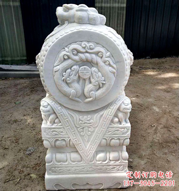 广西精致麒麟,点亮门墩
