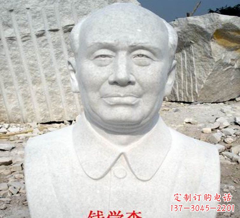 广西拥有雄浑气势的钱学森头像雕塑