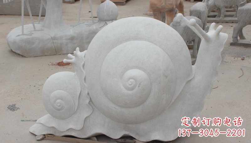 广西石雕蜗牛