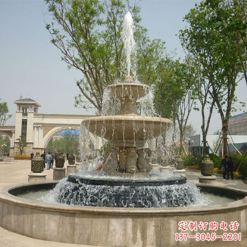 广西石雕音乐喷泉