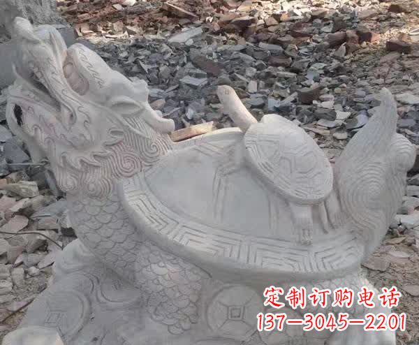 广西石雕招财神兽龙龟