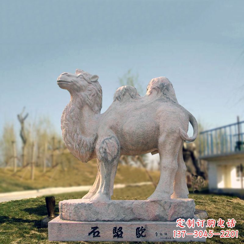 广西石骆驼动物雕塑