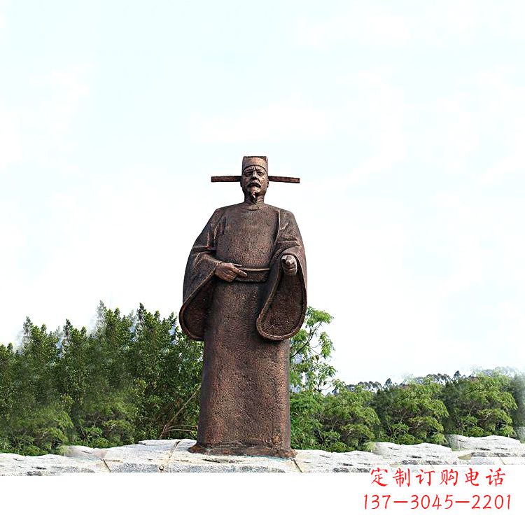广西世界法医学鼻祖纯铜宋慈公园景区终归历史名人雕像
