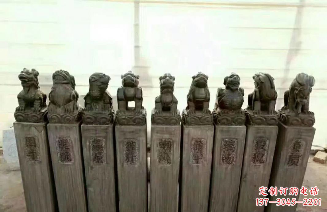 广西栓马桩石雕