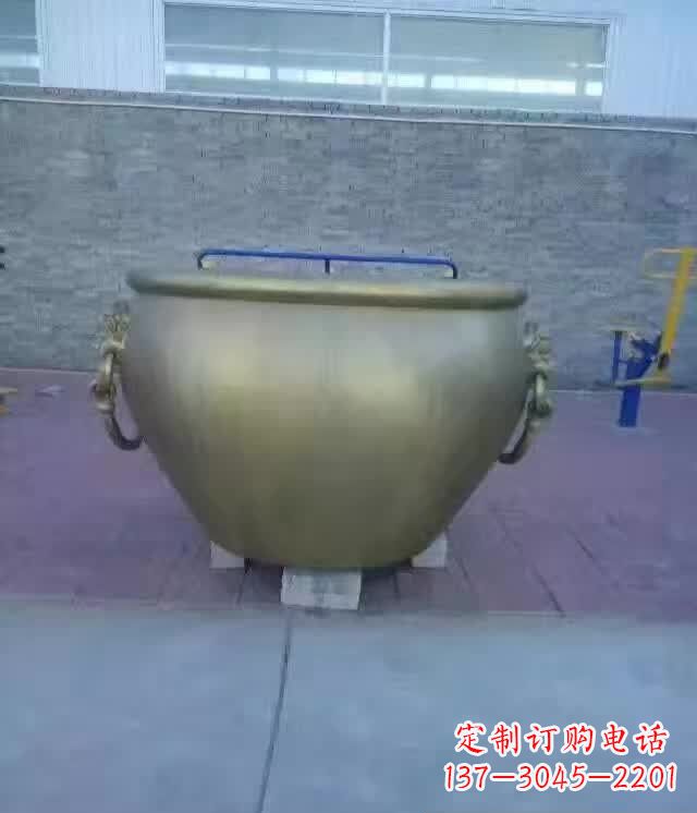 广西水缸铜雕塑