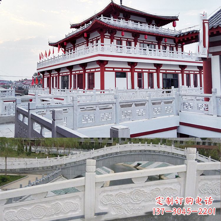 广西寺院石栏板