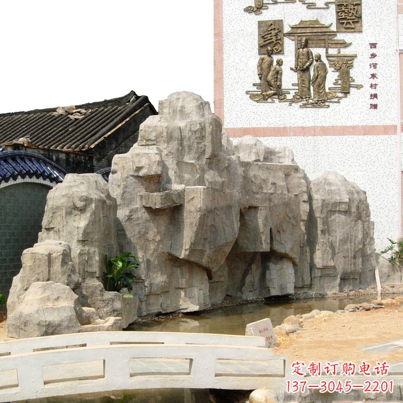 广西塑石假山雕塑