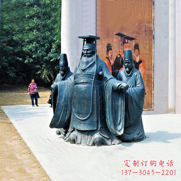 广西隋文帝杨坚景观雕塑