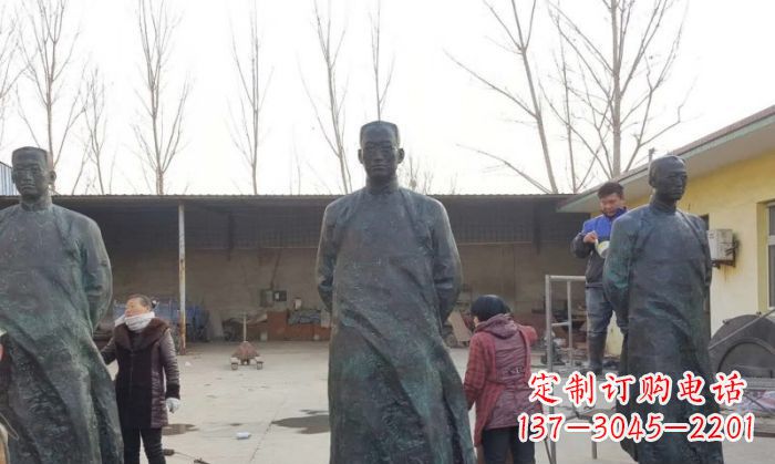 广西陶行知人物铜雕 (3)