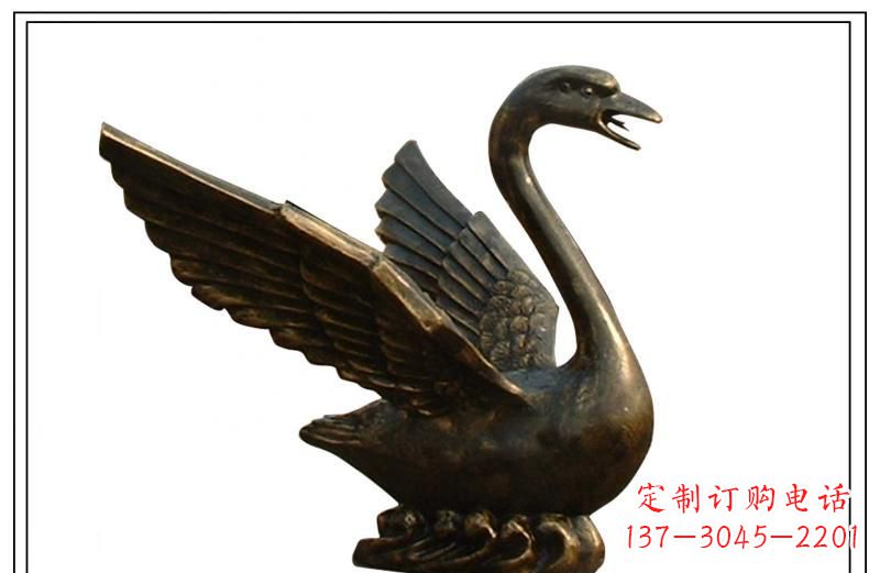 广西天鹅喷泉铜雕