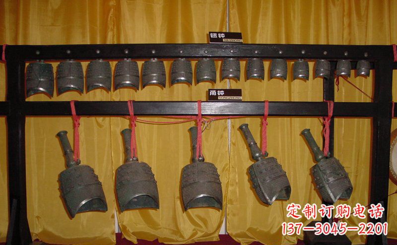 广西铜编钟古代乐器雕塑