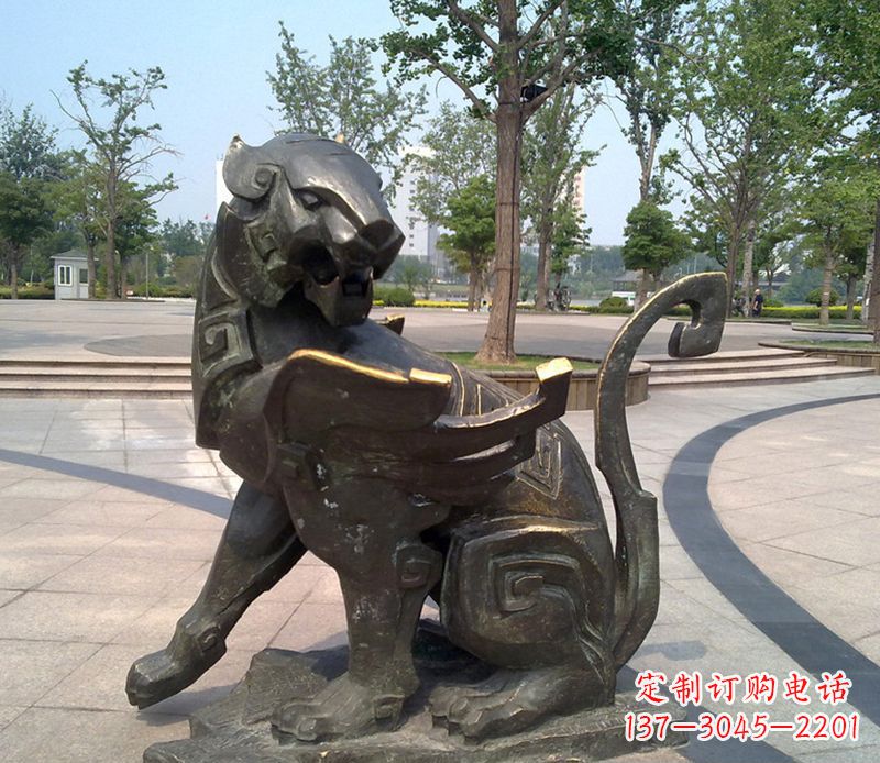 广西铜雕抽象十二生肖