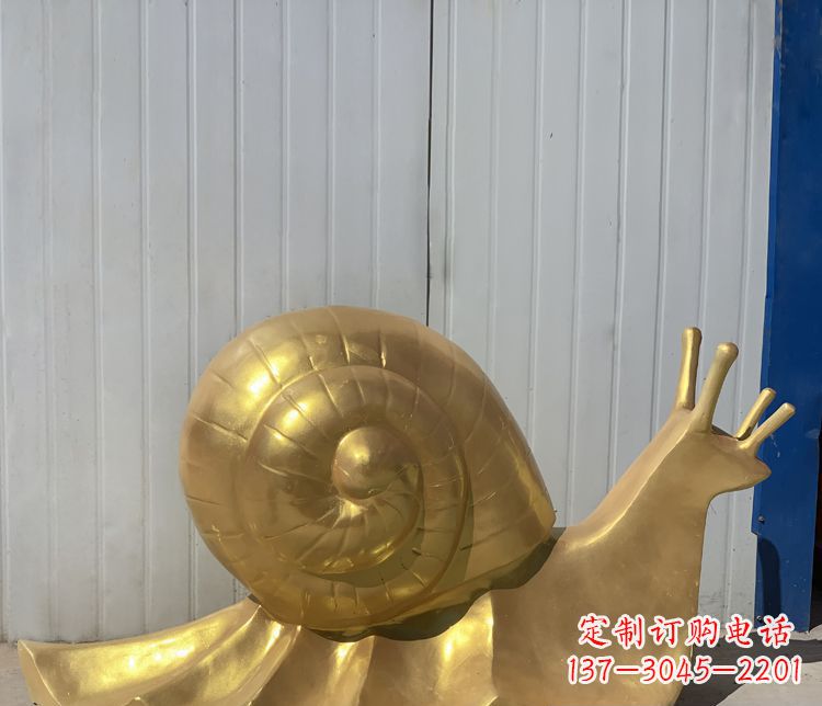 广西铜雕创意蜗牛雕塑