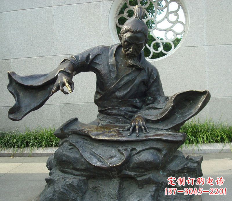 广西铜雕弹钢琴