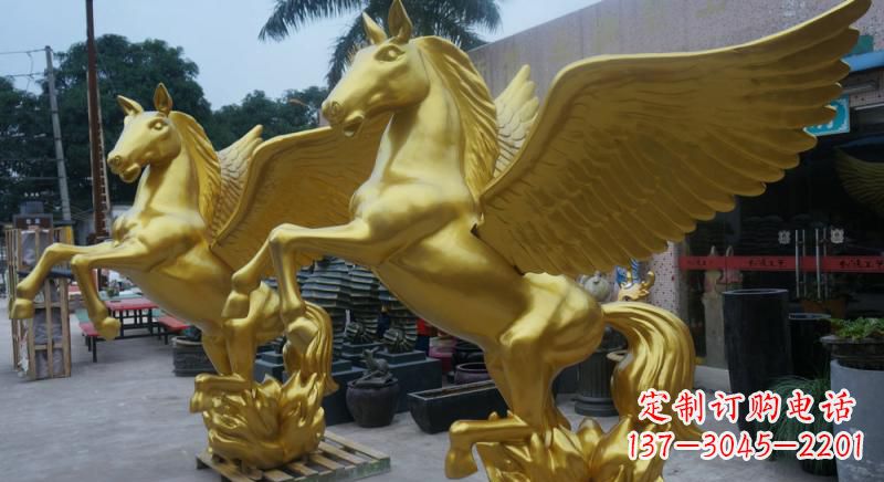 广西铜雕飞马