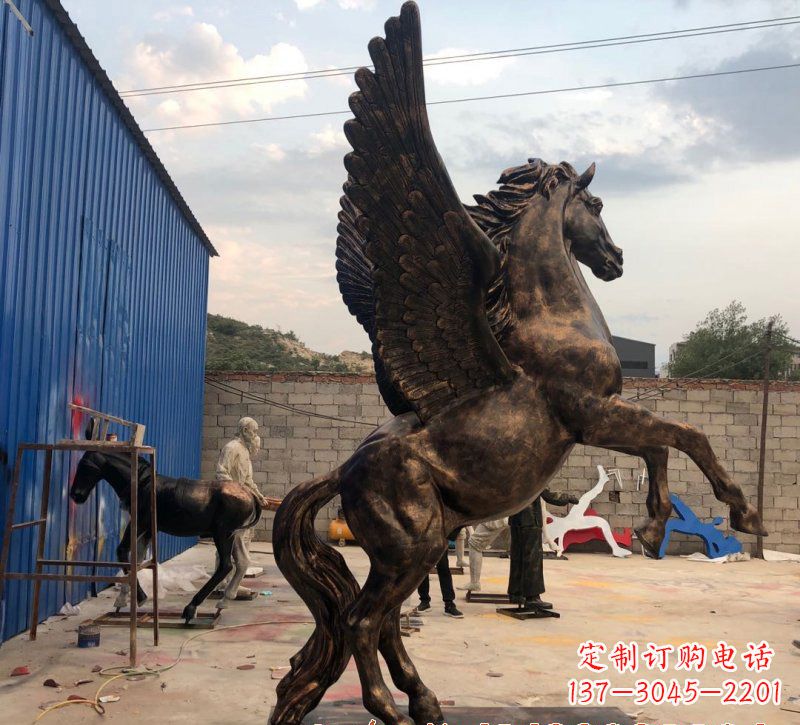 广西铜雕飞马雕塑