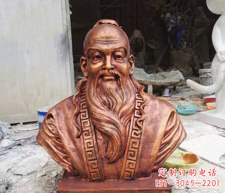 广西铜雕古代孙思邈人物雕塑