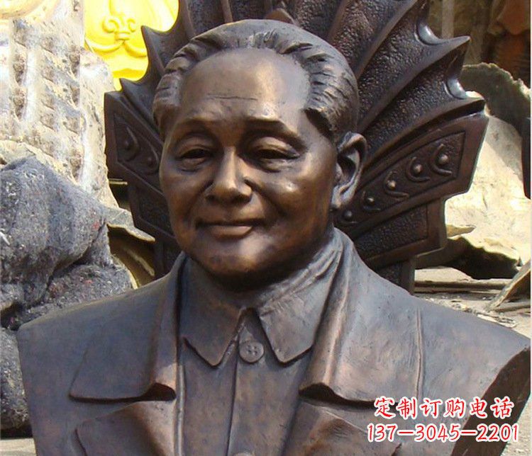 广西铜雕广场邓小平肖像雕塑