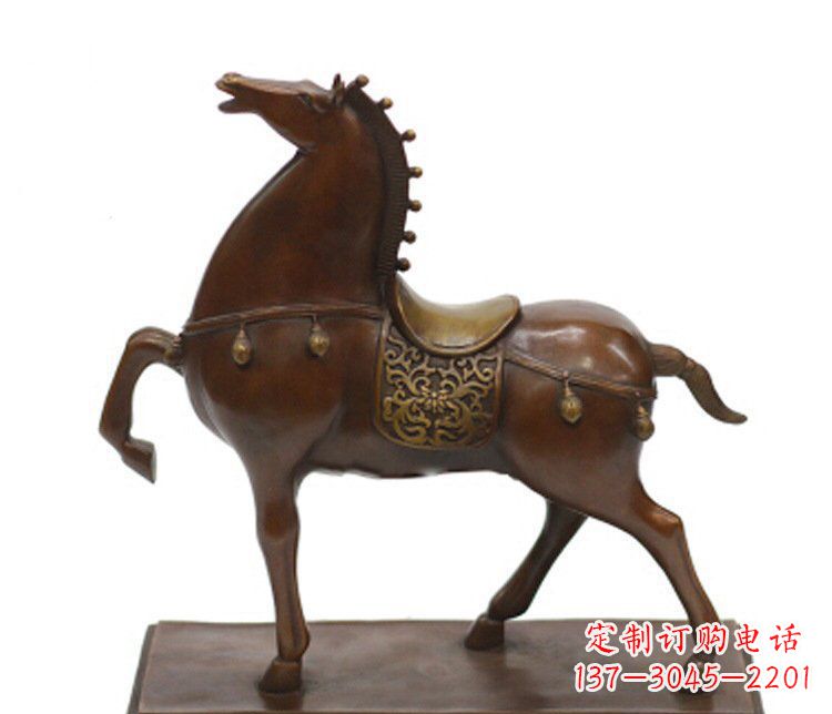 广西铜雕广场动物马雕塑摆件