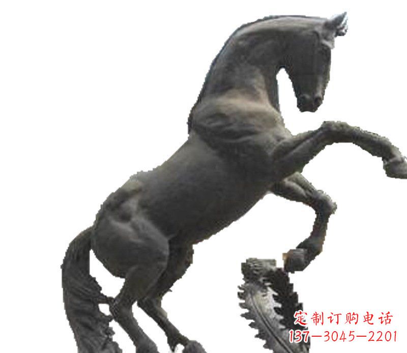 广西铜雕广场街道景观摆件动物马雕塑