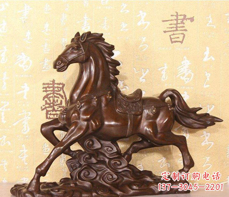 广西铜雕户外园林动物马雕塑