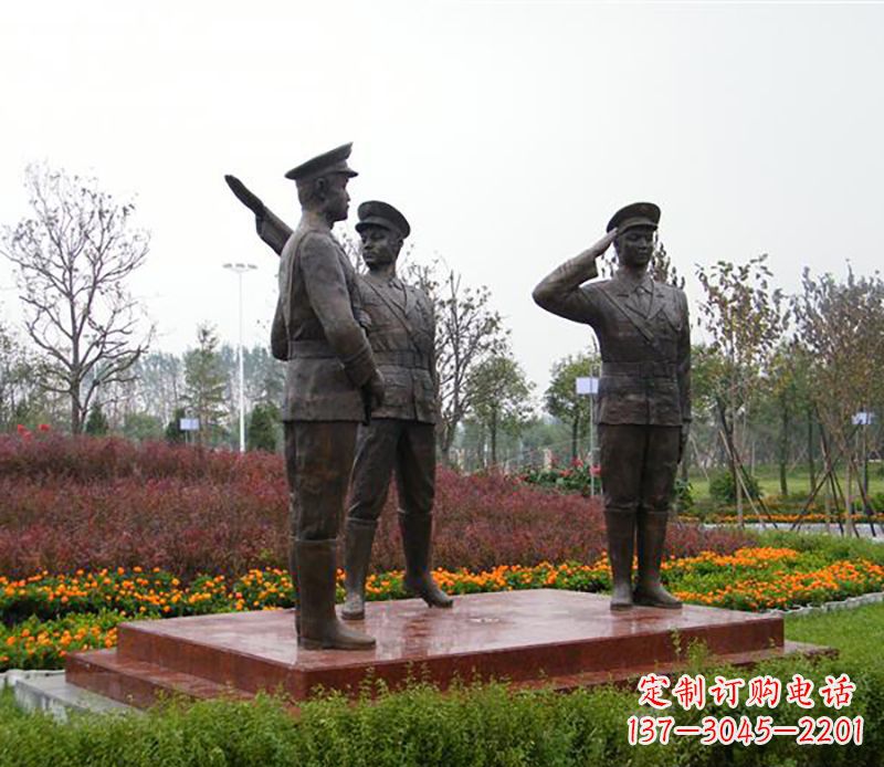 广西铜雕警察铜雕