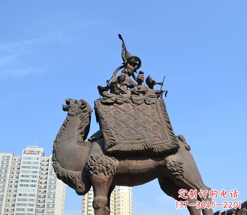 广西铜雕骆驼