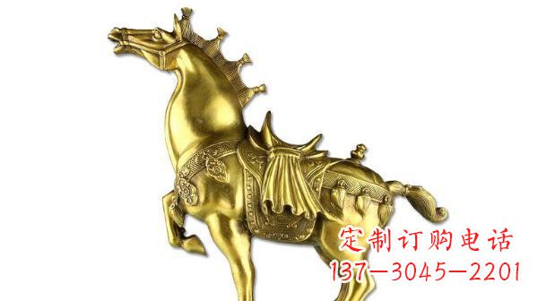广西铜雕马公园动物雕塑