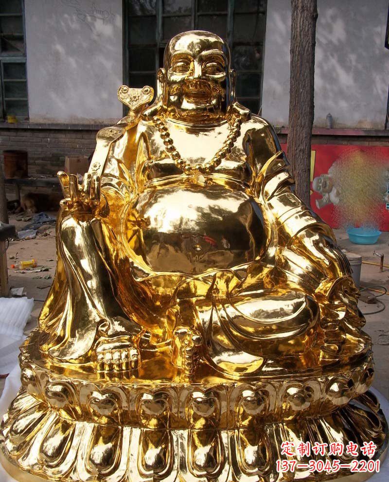 广西铜雕弥勒佛