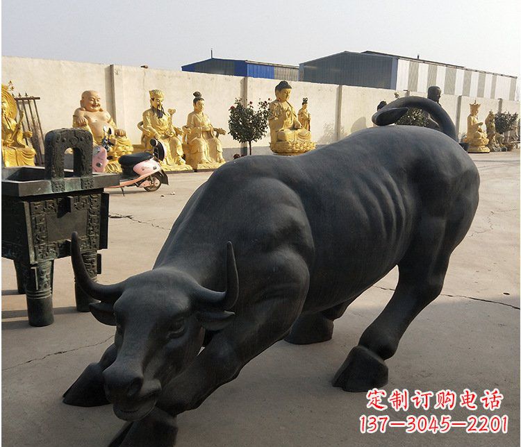 广西铜雕牛广场动物景观摆件 (6)