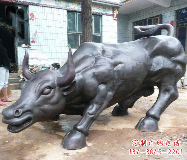 广西铜雕牛广场动物景观摆件 (3)