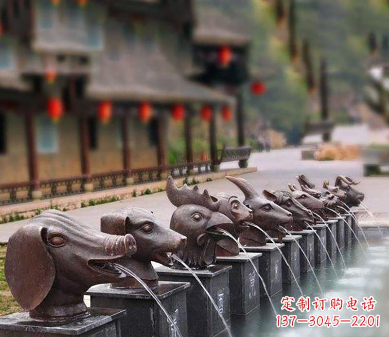广西铜雕喷泉