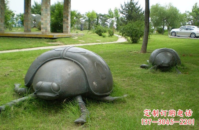 广西铜雕七星瓢虫公园动物雕塑