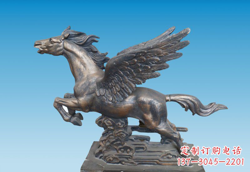 广西铜雕企业飞马