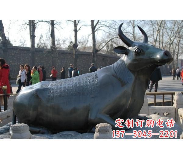 广西铜雕孺子牛