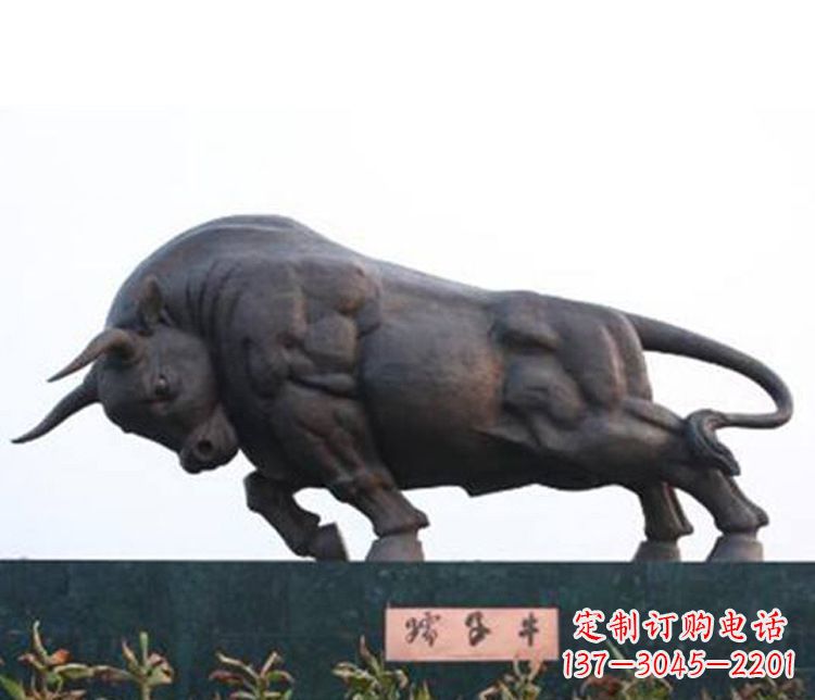 广西铜雕孺子牛动物雕塑