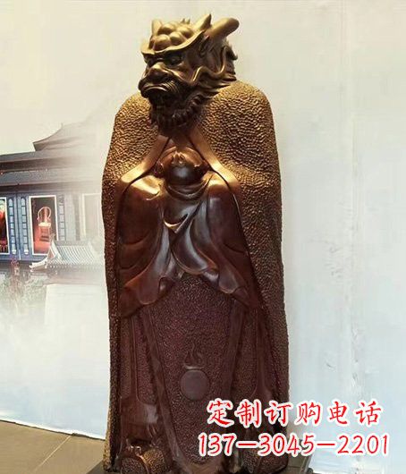广西铜雕兽首人身十二生肖