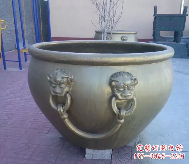 广西铜雕水缸