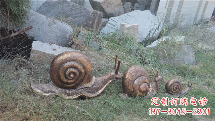 广西铜雕蜗牛