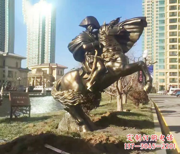 广西铜雕西方骑马雕塑人物