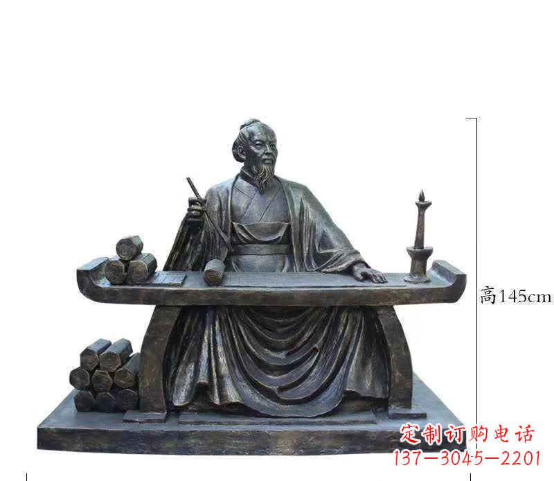 广西铜雕张仲景人物