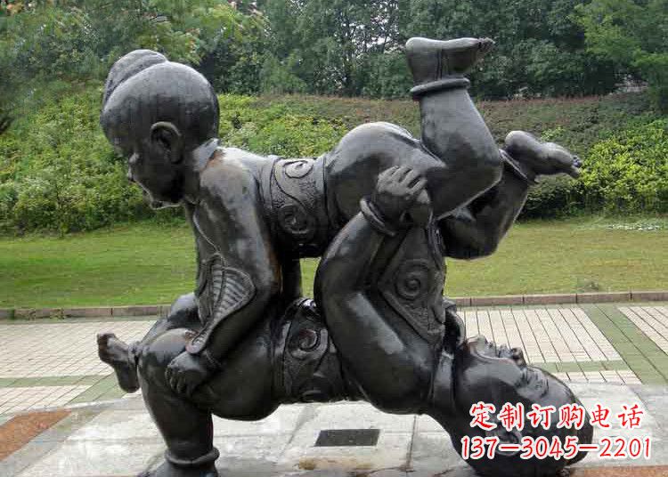 广西顽皮的小孩