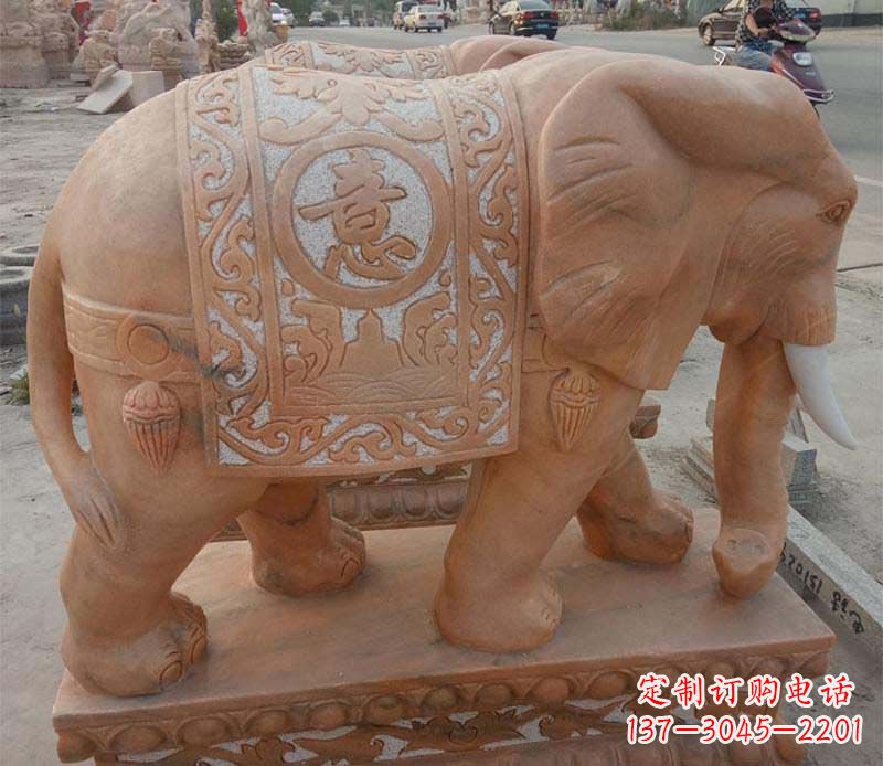 广西晚霞红如意动物大象