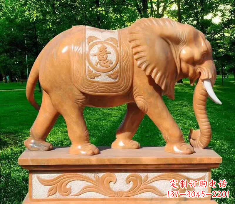 广西晚霞红园林如意大象